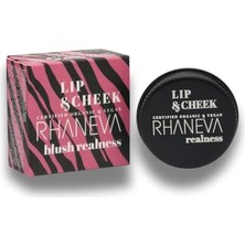 Kadıoğlu Ticaret Lip & Cheek Blush Realness - 9 G; Organik ve Vegan Sertifikalı