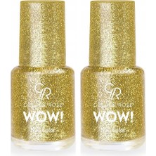 Kadıoğlu Ticaret Wow Nail Color Oje Glitter No: 202 2'li Set