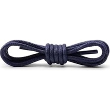 Kadıoğlu Ticaret Lacivert Mumlu Klasik Ayakkabı Bağcığı, 90 cm