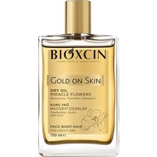 Kadıoğlu Ticaret Gold On Skin Kuru Yağ – Yasemin, Manolya, Hanımeli, Kalendula ve Hindistan Cevizi Yağları Içeren Işıltı Veren Nemlendirici – 100 ml – Tüm Cilt Tipleri Için