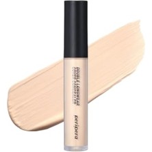 Kadıoğlu Ticaret Hafif Yapılı Gün Boyu Yüksek Kapatıcı Double Longwear Cover Concealer (#01 Pure Ivory)