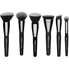 Kadıoğlu Ticaret Makyaj Fırça Seti, Kabuki Professional 6 Parça, Siyah