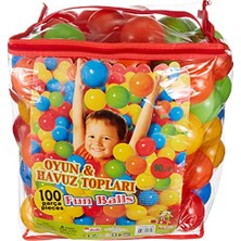 Kadıoğlu Ticaret Oyun Havuz Topu 100'LÜ, 9 cm