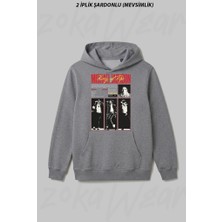 Zoka Wear Pop Un Krali Michael Jackson Ozel V2 Ön Baskılı Kapüşonlu Sweatshirt