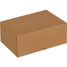 Kadıoğlu Ticaret Kutu, 25X20X10-25 Adet Kesimli Karton Internet ve Kargo Kutusu