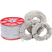 Kadıoğlu Ticaret Eba 6 mm 10 Metre Lastikli Ipek Halat Gerdirme Ipi Branda Germe Lastiği