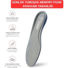 Kadıoğlu Ticaret M100 Memory Foam Rahat Konforlu Ayakkabı Tabanı (Siyah, 44)