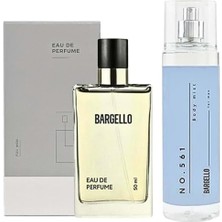 Kadıoğlu Ticaret 561 Edp Fresh 50 ml Erkek Parfümü + NO:561 210 ml Body Mist Vücut Spreyi Seti