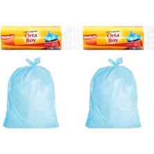 Trendexa Orta Boy Çöp Torbası 15 Adet 2'li Set