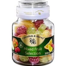 Trendexa Kavanoz, Cavendish & Harvey Mixed Fruit Hard Candy Drops/karışık Meyveli Şeker Cam 300 G