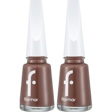 Trendexa Klasik Parlak Bitişli Yüksek Pigmentli Oje Nail Enamel 490 Selective New (2 Paketi)