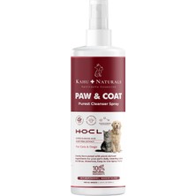Trendexa Kahu Naturals Paw&coat; %100 Doğal Günlük Temizlik ve Bakım, 250 Ml, Vücut ve Pati Temizleme Spreyi