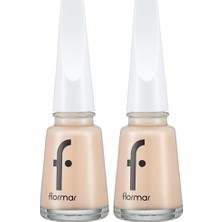 Trendexa Klasik Parlak Bitişli Yüksek Pigmentli Oje Nail Enamel 246 Cream Silk New (2 Paketi)