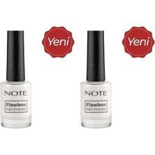 Trendexa Nail Flawless Oje 43 Pearl, Beyaz (2 Paketi)