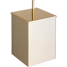 Trendexa Banyo Çöp Kovası 4 L - Gold Renk