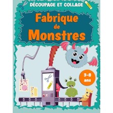 Trendexa Dècouper Et Collage Fabrıque De Monstres: Apprenez À Utiliser Les Ciseaux | Apprenez À Couper | Créez Vos Monstres | Jeu De Découpe | 3 À 8 Ans | Psychomotricité Fine