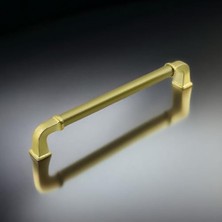 Trendexa Mat, Alfa Metal Gold Altın Kulp 192 mm Mobilya Çekmece Mutfak Dolabı Dolap Kapak Kulpları Kulb Kulpu
