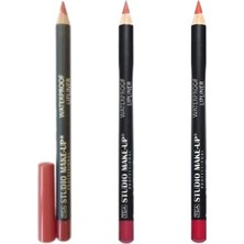 Trendexa Make Up 3'lü Waterproof Lipliner Dudak Kalemi