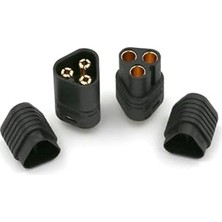 Trendexa Konnektör — MT60 3 Pin Dişi Erkek Soket Çift Amass 3.5 mm 12AWG Rc Esc Motor Drone Lityum Lip DVM.101.138