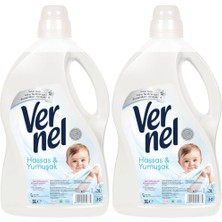 Trendexa Hassas & Yumuşak Kalıcı Parfüm 30 Yıkama Çamaşır Yumuşatıcısı (1 x 3000 Ml) 2'li Set