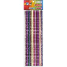 Kadıoğlu Ticaret Renkli Metalik Şönil, 50 Cm, 25'li Paket