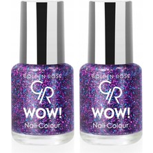 Trendexa Wow Nail Color Glitter NO:208 - Oje 2'li Set