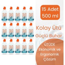 Kadıoğlu Ticaret Zahmetsiz, Kolay ve Hızlı Ütüleme 15 Adet 500 Ml, Ütü, Buhar Kazanlı Ütü, Kırışık Giderici Ütüler ve Robot Süpürgeler Için