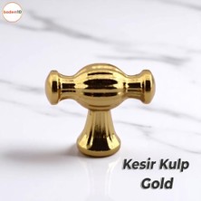 Trendexa Dolap, Kesir Gold Altın Metal Kulp Düğme Mobilya Çekmece Mutfak Dolabı Modern Kapak Kulpları