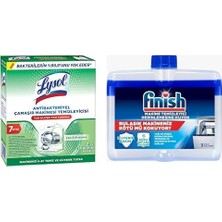 Trendexa Antibakteriyel Çamaşır Makinesi Temizleyici Çam ve Okaliptus Ferahlığı 250 ml ve Finish Bulaşık Makinesi Temizleyicisi (1 x 250 Ml)
