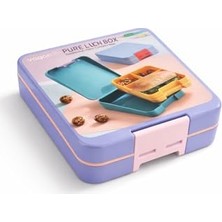 Trendexa Beslenme Kutusu - Pure Lunch Box - 1 L (Lila)