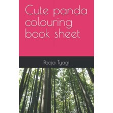 Trendexa Cute Panda Colouring Book Sheet
