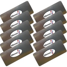 Trendexa Rötuş Rütüş Rutuş Çeliği 4cmx9 cm 10 Adet Fiyatıdır Ekstra Çapağı Alınmıştır
