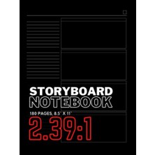 Trendexa Storyboard Notebook: Hardcover 2.39:1 Aspect Ratio | Pro Storyboard Template Book For Directors, Storyboard Artists, Animators And Film Students | 180 Pages.