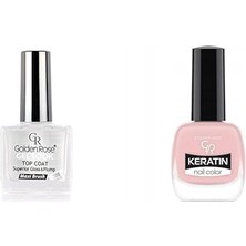 Trendexa Gel Look Top Coat & Oje Seti