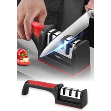 Trendexa Profesyonel Bıçak Bileyici 3 Açılı Elmas Seramik Tungsten Çelik El Bıçakları Bileme