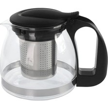 Trendexa Arçelik K3282C, Beko Bkk 2110C Teaparty Çay Makinesi ile Uyumlu Çelik Süzgeçli Cam Demlik