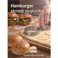Trendexa Paslanmaz Çelik Yuvarlak Hamur Kesici Seti, Kurabiye Kalıbı, Pankek ve Yumurta Halkası