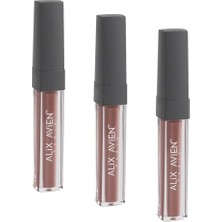Trendexa Dudak Parlatıcısı, Uzun Süre Kalıcı Yapışkan His Bırakmayan Nemlendirici, Lipgloss 03 Tawny Rose (3 Paketi)