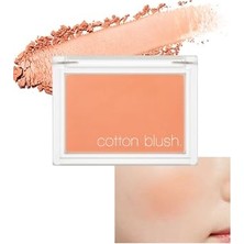 Trendexa Yumuşak Dokulu Kolay Sürülebilen Allık Cotton Blusher (Carrot Butter Cream)