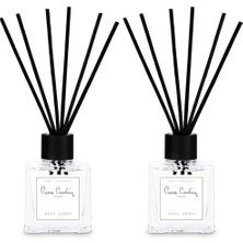 Trendexa Oda Kokusu, Home Fragrance Diffuser, Dark Amber 100 ml (2 Paketi)