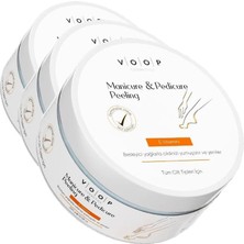 Trendexa Bakım Kremi, El & Ayak Onarıcı ve Besleyici, 300 G | Manikür Pedikür Peeling (3 Paketi)