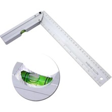 Trendexa Terazili Alüminyum Gönye, 350 Mm, Hassas Ölçüm Için Ideal