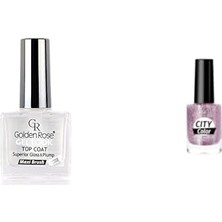 Trendexa Gel Look Top Coat & Oje Seti