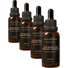 Trendexa Anti-Hair Loss Hair Oil Complex 50 ml - Rosemary & Mint Oil Saç Bakım Yağı (4 Paketi)