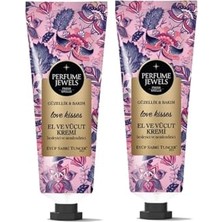 Trendexa El ve Vücut Kremi, Perfume Jewels Love Kisses 50 ml Tüp x 2 Adet