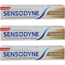 Trendexa Diş Macunu, Sensodyne Tam Koruma 75 Ml, 3'lü Set