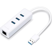 Tp-Link 3xusb ve Gigabit Ethernet Çevirici (UE330)