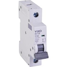 Trendexa 6VTB-1C32 Otomatik Sigorta 6ka C Tipi 1 Kutup 32A