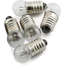 Trendexa Mini Ampul 2,5 V 5 Adet 1 Paket Küçük Elektrik Deney Ampulü 2.5 V Okul Sınıf Elektrik Devre Deney Ampulü