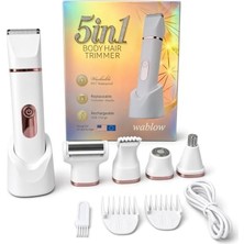 Trendexa Bıçak, Kadın Tıraş Makinesi Series 5+1 Seti – Hassas Bölge, Yüz & Genital Bölge, Ipx7 Su Geçirmez, Seramik Şarj Standlı